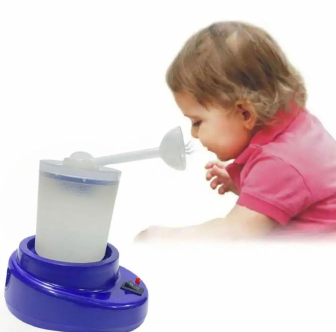 Baby Streamer & Inhaler Double Speed | High & Low Flow Breath Therapy Nebulizer for Infants & Kids | Portable Respiratory Care Device
