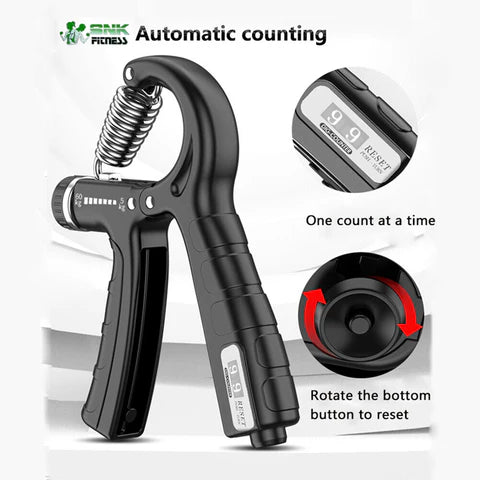 Adjustable Hand Gripper with Digital Counter – Grip, Wrist & Forearm Strengthener