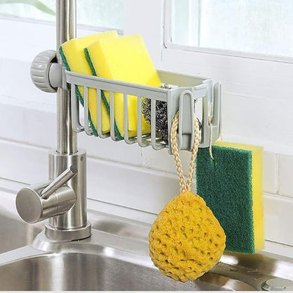 Sponge Holder – Stainless Steel Faucet & Sink Organizer