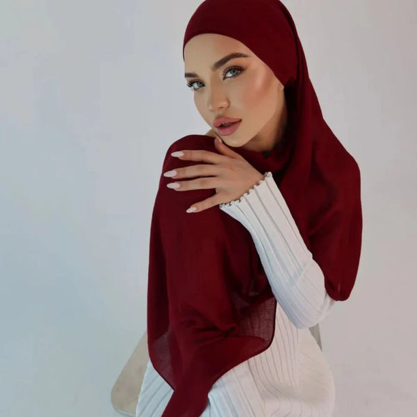 Modal Hijab - Maroon