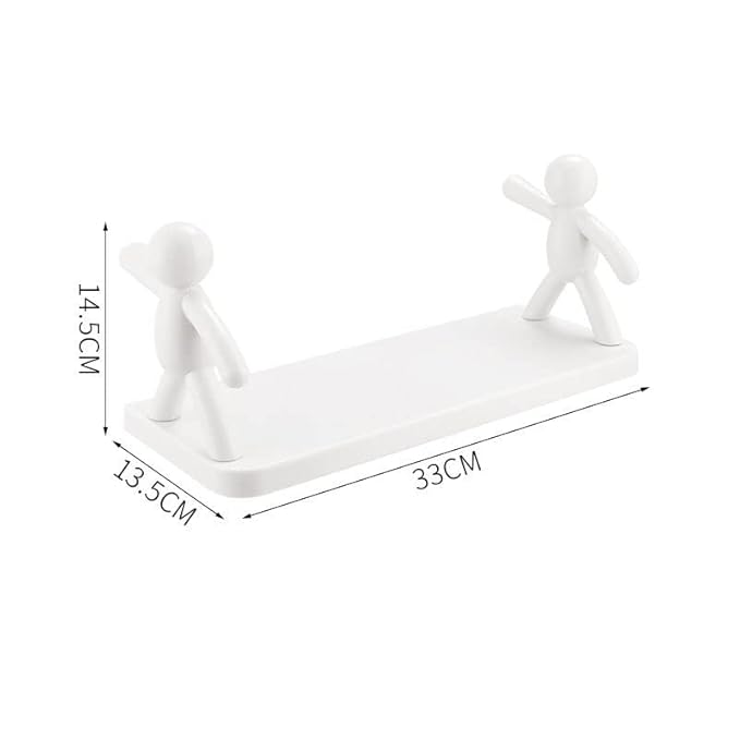 Durable No Drill Storage Shelf for Home Use