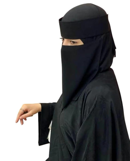 (New) Saudi Niqab Patti Forehead Niqab Hijab for Girls and Women Formal Naqab Matha Patti