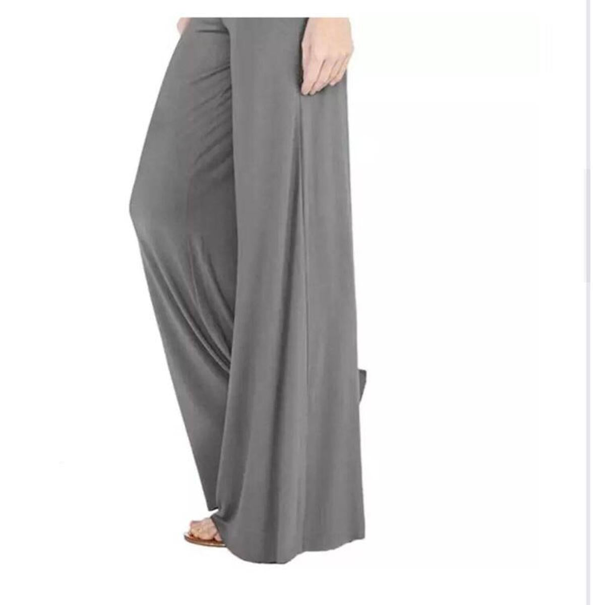 100% Pure Soft Viscose Rayon Palazzo Pants for Women – Free Size | Loose Fit Flared Wide Leg Daily Wear