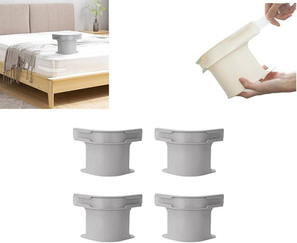 Bed Sheet Holder – Heavy Duty Adjustable Sheet Grippers for Mattress & Bedding (White)