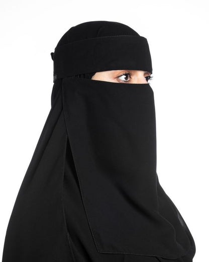 (New) Saudi Niqab Patti Forehead Niqab Hijab for Girls and Women Formal Naqab Matha Patti