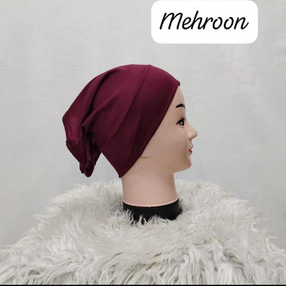 Tube Band (10Pcs) Inner Hijab Cap Soft Stretchable and Comfortable for Girls-Women High Quality