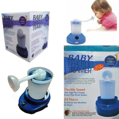 Baby Streamer & Inhaler Double Speed | High & Low Flow Breath Therapy Nebulizer for Infants & Kids | Portable Respiratory Care Device