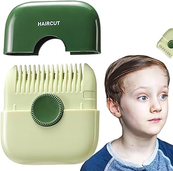 2-in-1 Hair Comb Cutter | Double-Sided Hair Cutting Brush for Kids & Adults