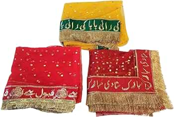 Qabool hai/Shadi Mubarak/Nikkah Mubarak Baba Rani High Quality Embroidered Traditional Party Wedding Marriage Dupatta