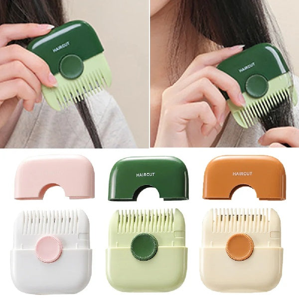 2-in-1 Hair Comb Cutter | Double-Sided Hair Cutting Brush for Kids & Adults