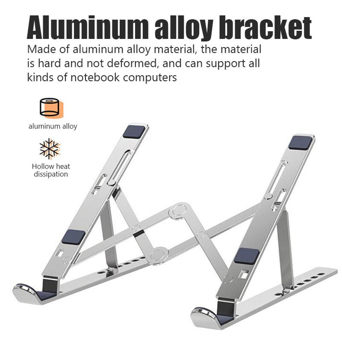 Multi-Purpose Foldable Device Stand – 7 Level Adjustable Ergonomic Stand for Laptop, Tablet & Mobile