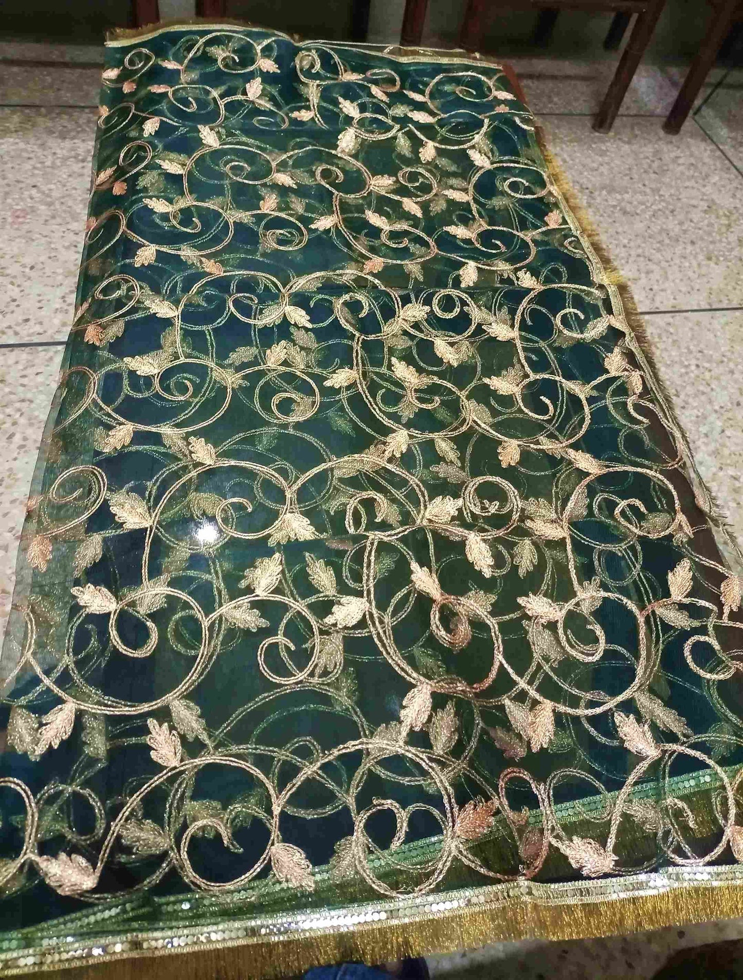 Embroidery Bridal Kiran Lace Fancy Dupatta