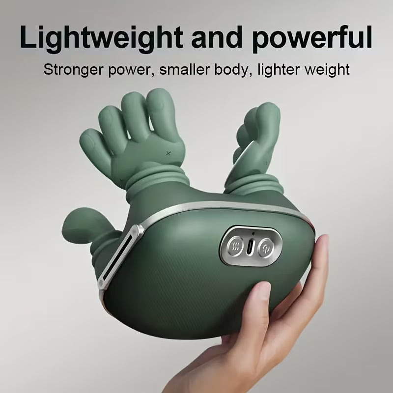 Versatile Simulated Human Hand Electric Massager for Neck & Shoulders – Wireless USB Rechargeable | Deep Relaxation & Pain Relief