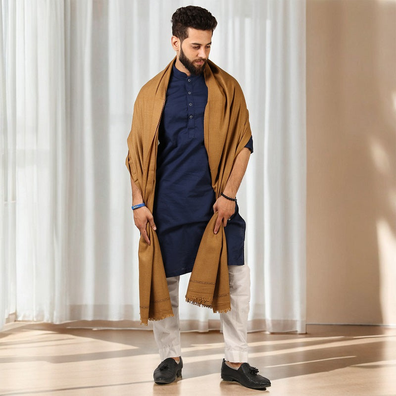 Men's Pure Soft & Light Pashmina Kashmiri Shawl