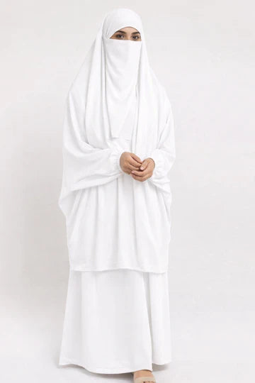 3 Pieces JILBAB - Off White