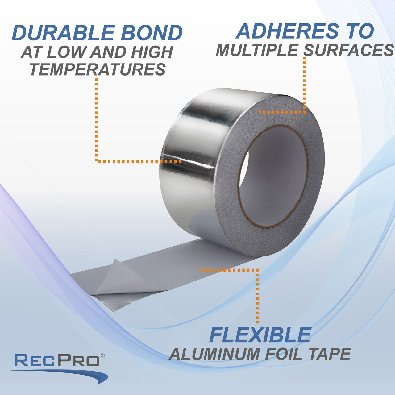 Aluminum Foil Adhesive Duct Tape – 5 Meter | Heat-Resistant & Waterproof Silver Foil Tape for AC, Pipes, Kitchen & Repair Work