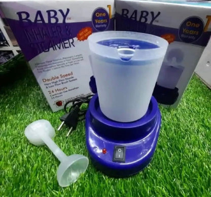 Baby Streamer & Inhaler Double Speed | High & Low Flow Breath Therapy Nebulizer for Infants & Kids | Portable Respiratory Care Device