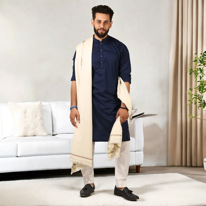 Men's Pure Soft & Light Pashmina Kashmiri Shawl