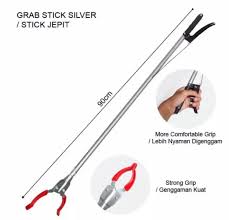 3ft Grab Stick (90cm) Stainless Steel – Anti-Rust, Non-Slip Handle | Multipurpose Trash Picker