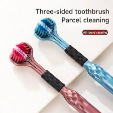 3-Sided Toothbrush for Complete Oral Care – 360° Deep Cleaning | Gentle Bristles | For Kids & Adults