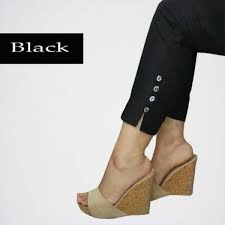Cotton Trouser Cigarette Pants Leggings Shalwar Simple for Girls-Ladies-Women Straight Body Fit Enhance the look Fine Cotton Fabric Trendy Daily Use