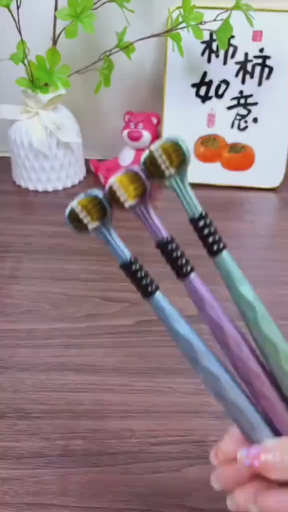 3-Sided Toothbrush for Complete Oral Care – 360° Deep Cleaning | Gentle Bristles | For Kids & Adults
