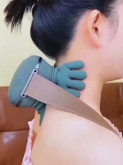 Versatile Simulated Human Hand Electric Massager for Neck & Shoulders – Wireless USB Rechargeable | Deep Relaxation & Pain Relief