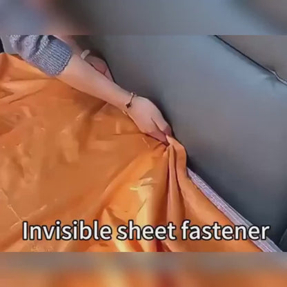 Bed Sheet Holder – Heavy Duty Adjustable Sheet Grippers for Mattress & Bedding (White)