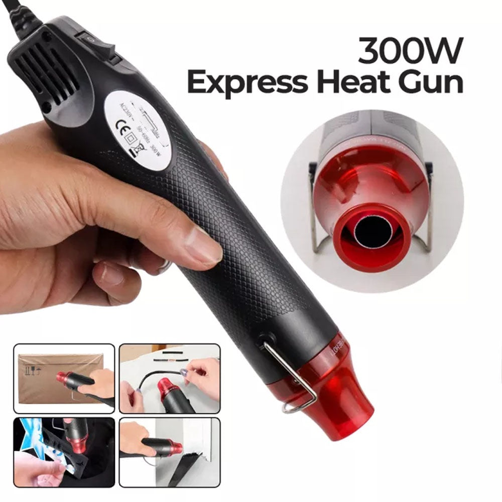 220V 300W New Hot Air Heat Gun - Handheld Mini Electric Heat Tool Sealer, Multi-Function