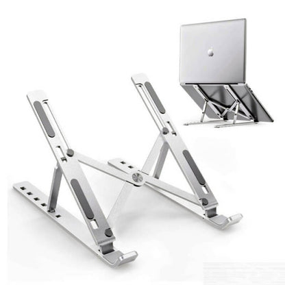 Multi-Purpose Foldable Device Stand – 7 Level Adjustable Ergonomic Stand for Laptop, Tablet & Mobile