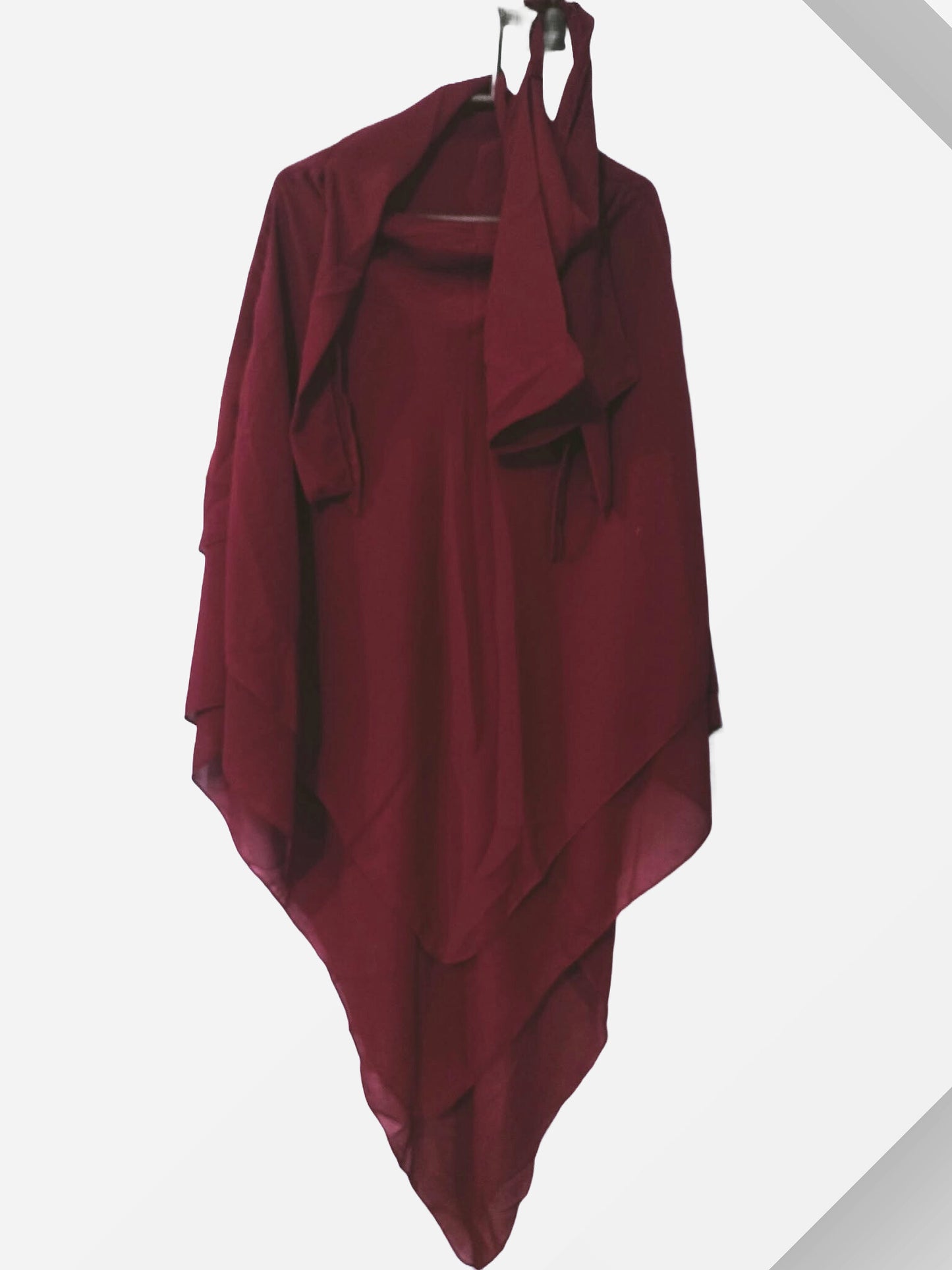 3 Layer Hijab Set Ready to Wear Khimar with Niqab